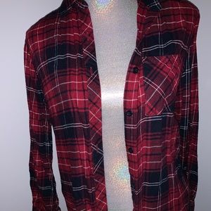 Plaid flannel shirt